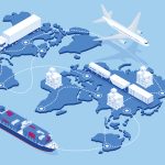 Global,Logistics,Network,Isometric,Illustration,Icons,Set,Of,Air,Cargo